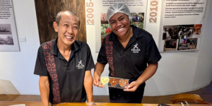 Creative chocolate-making session with Fijiana Cacoa CEO Tomohito (Tomo) Zukoshi, and Sara Vitilevu, Fijiana Cacao